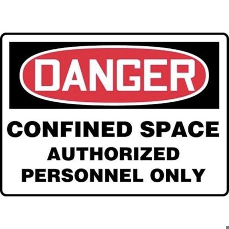 Accuform OSHA DANGER SAFETY SIGN CONFINED MCSP140XL MCSP140XL
